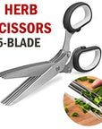 5-Blade Herb Scissors Set Image