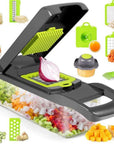 12 In 1 Manual Vegetable Chopper Kitchen Gadgets Food Chopper Onion Cutter Vegetable Slicer