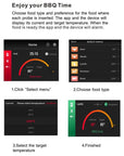 Wireless Bluetooth BBQ Thermometer - Opportia BBQ Assistant