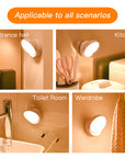 Rotating Human Body Sensor Light Corridor Garage Light Wardrobe Light Motion Sensor Night Light