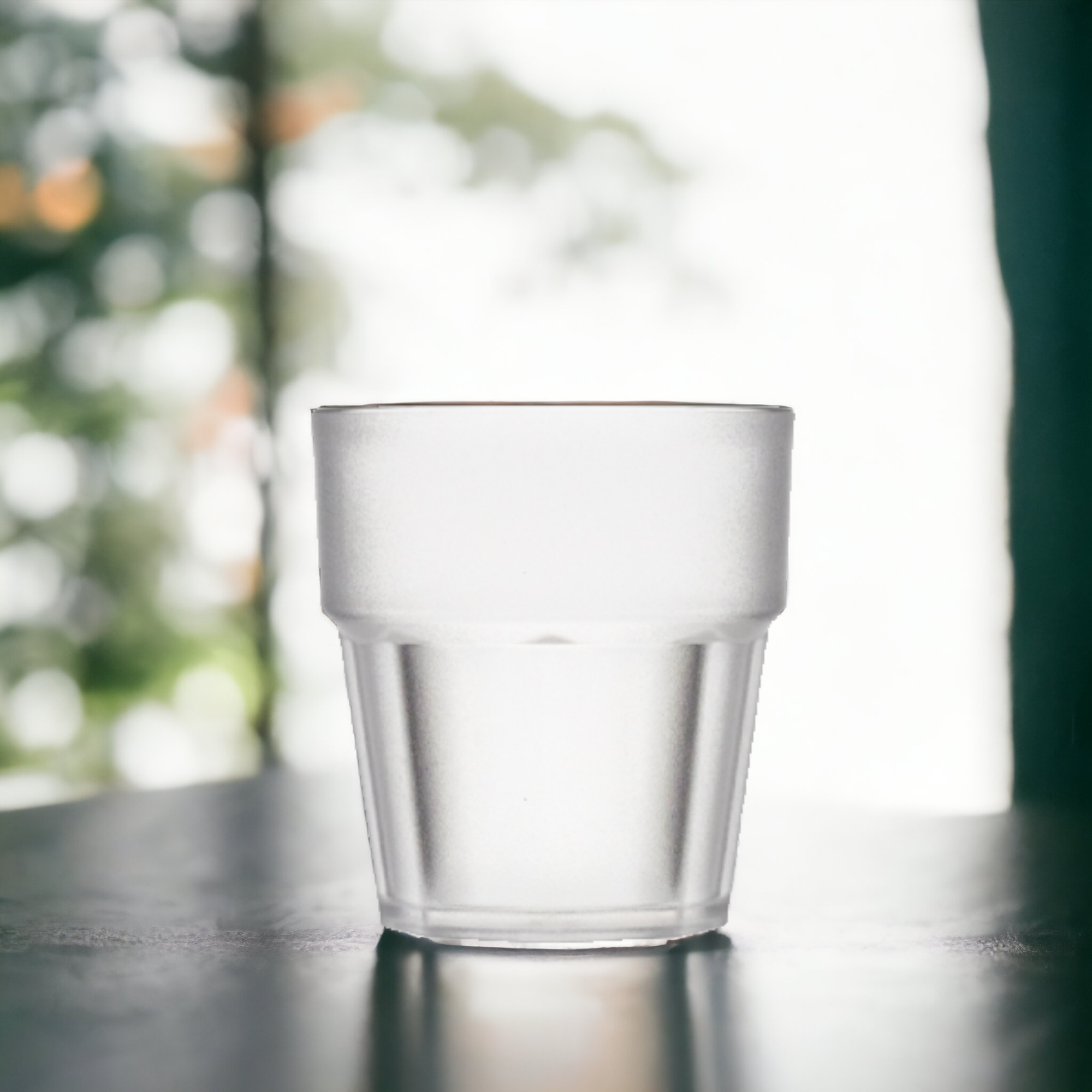 Clear Shatterproof Drinking Glasses - Space-Saving Design