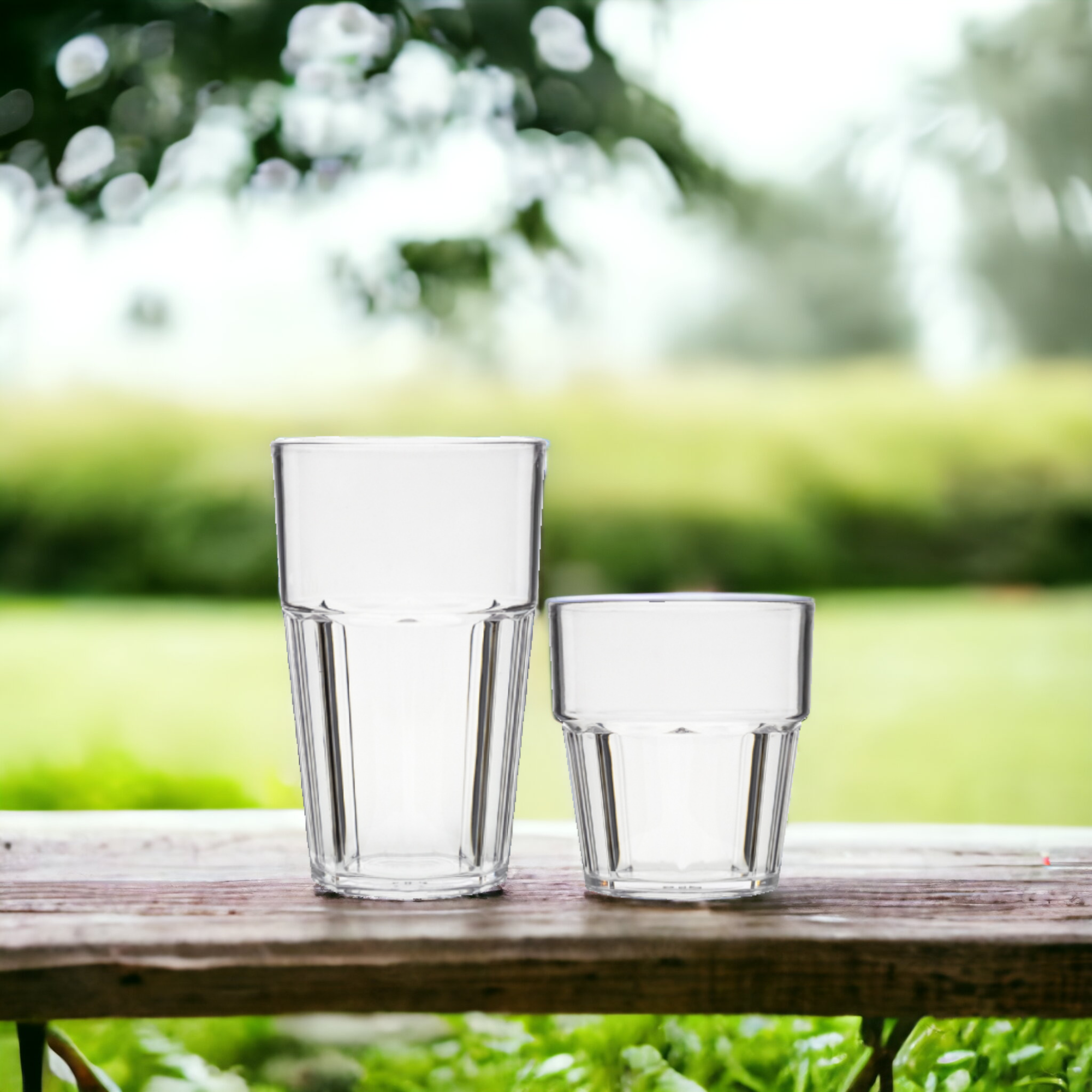 Casablanca Shatterproof Drinking Glass Set - Clear