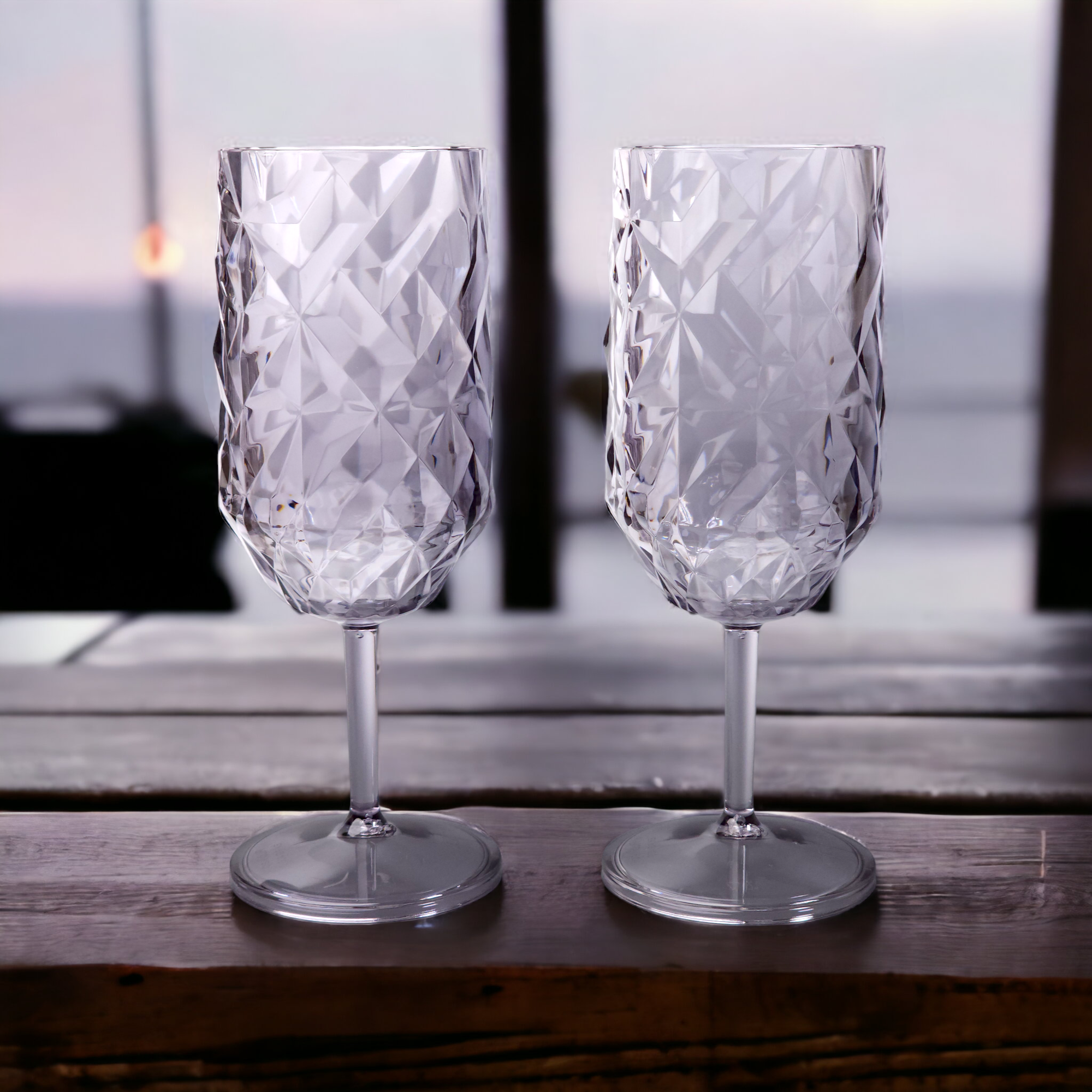 Durable Reusable Polycarbonate Goblets - Stylish Design