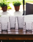 Four shatterproof glasses - 2 x 8.45oz & 2 x 10oz