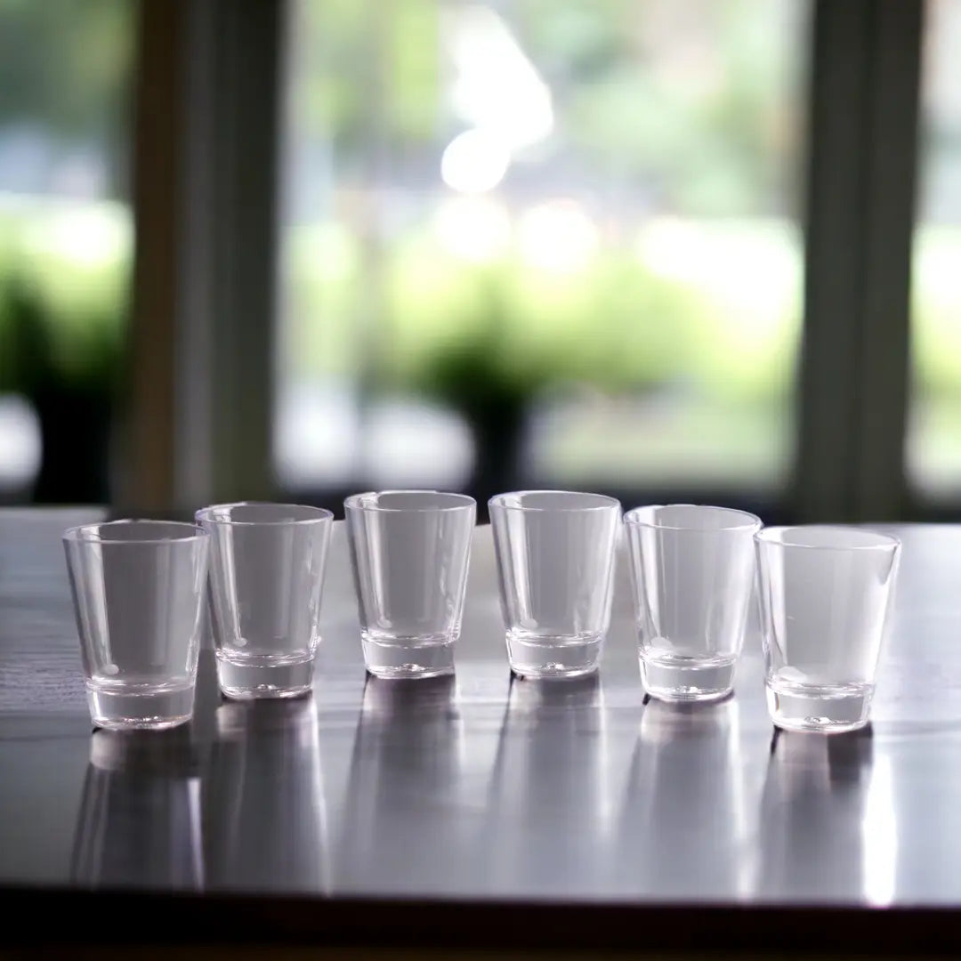 Impact-Resistant Shatterproof Shot Glass Collection - Indoor & Outdoor Use