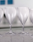 Crystal Clear Polycarbonate Wine Goblets - Set of 4