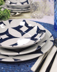 Sapphire Blue Melamine Dinnerware Set - Dinner Plates