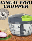 Hand-Powered Food Chopper - Efficient Kitchen Tool