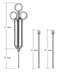 Seasoning Syringe with 3 Needles