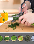 Kitchen Herb Scissors - 5-Blade Set