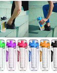 1000ml Water Fruit Bottle BPA Free Plastic Sport Fruit Infuser Water Bottles With Infuser Juice Shaker Drink Bottle Of Water