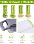 12 In 1 Manual Vegetable Chopper Kitchen Gadgets Food Chopper Onion Cutter Vegetable Slicer