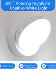 Rotating Human Body Sensor Light Corridor Garage Light Wardrobe Light Motion Sensor Night Light