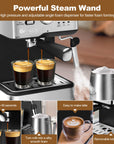 Adjustable Steam Wand Espresso Maker